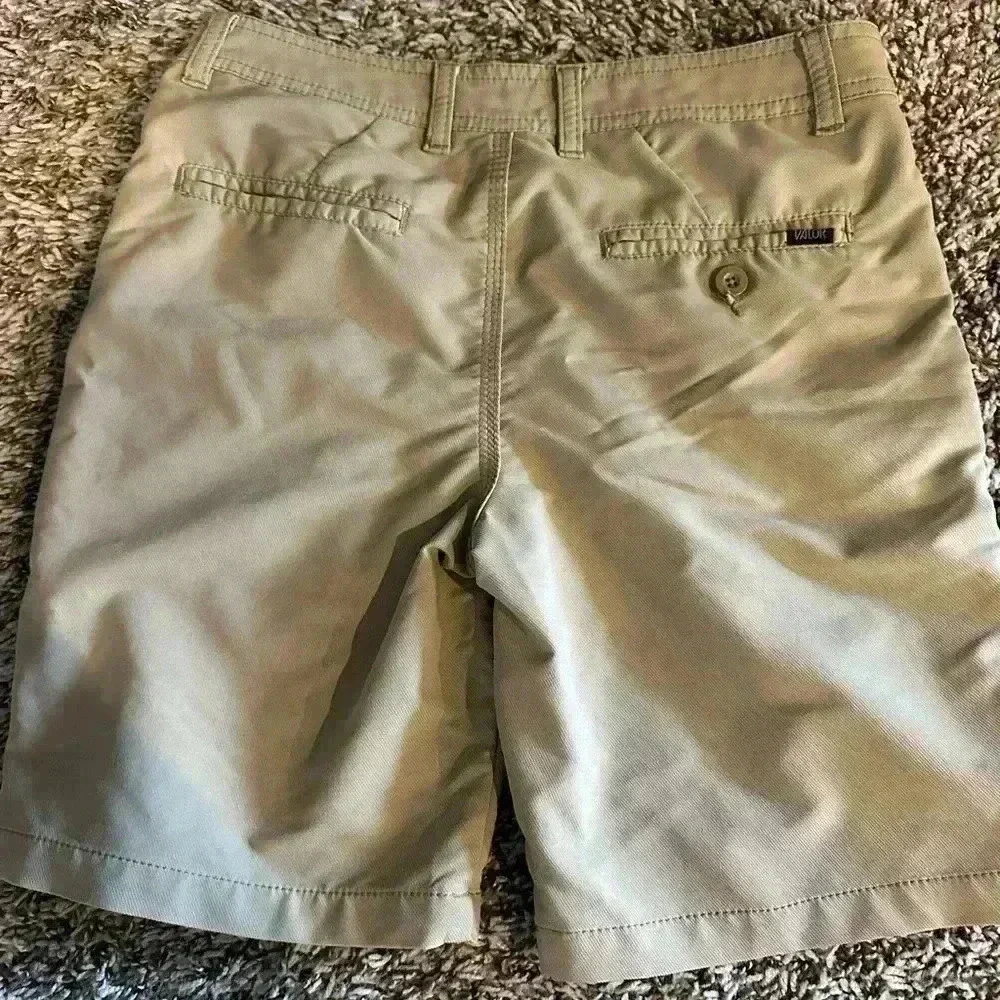 Valor Boy's Surf & Turf Hybrid Board Performance Shorts board shorts khaki 14